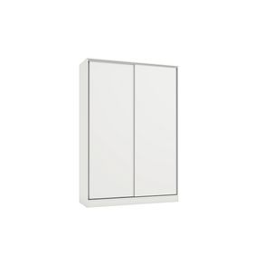 Guarda-Roupa 2 Portas de Correr 2 Gavetas Kappesberg Adapt Branco