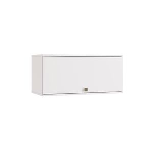 Armário Aéreo Celeste Kappesberg 100% MDF 1 Porta Basculante Branco 80cm