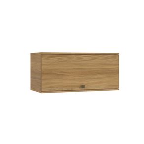 Armário Aéreo Celeste Kappesberg 100% MDF 1 Porta Basculante Nogueira 80cm