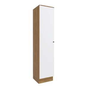 Paneleiro Celeste Kappesberg 100% MDF 1 Porta Nogueira/Branco 50cm